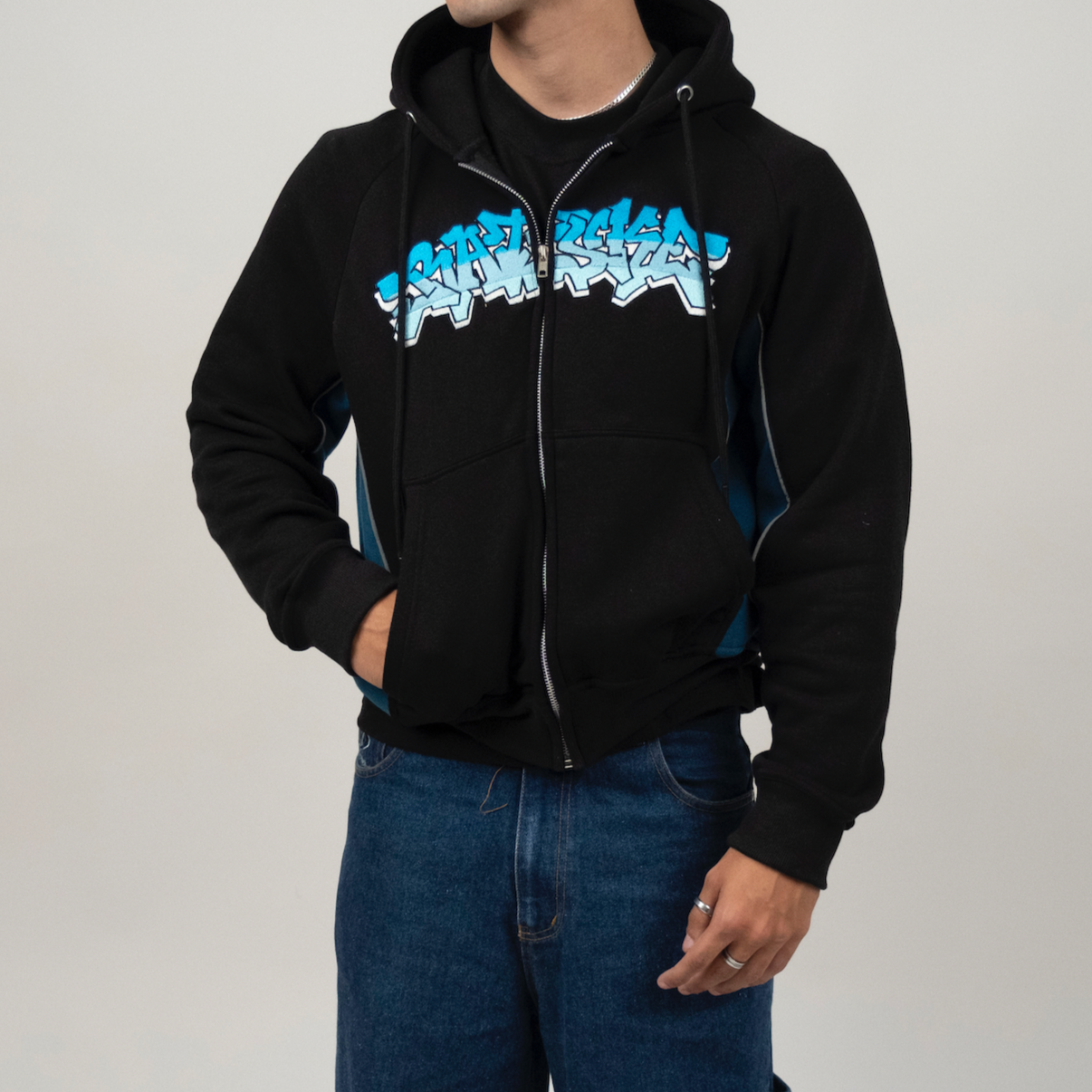 Zip-up Bombing Hoodie