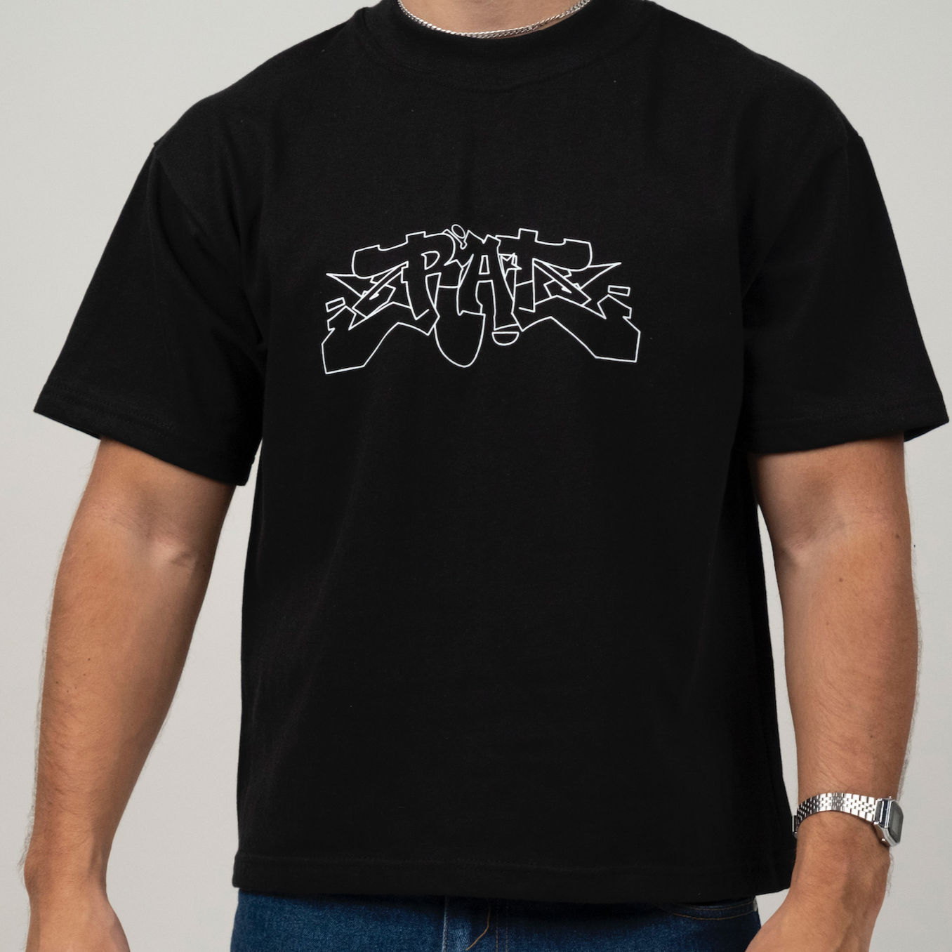 Ct Plage Oversized Cotton T-shirt In Black Ct Plage Oversized Cotton T-shirt In Black